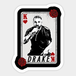 Vintage Card Drake Sticker